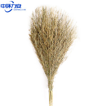 中环力安 连体扫把1把装 物业环卫手工大竹笤帚ZHLA-8071