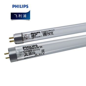 飞利浦（PHILIPS）T5紫外线灯管杀菌灯管 TUV6W 灯头G5 长225mm 优惠装10只