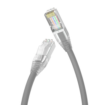 千天（Qantop）QT-WP33L 六类非屏蔽网络跳线 工程级CAT6类网线1.5米纯铜成品网线灰色
