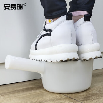 安赛瑞 塑料水勺 加厚塑料水瓢 工业水瓢水勺 耐摔水舀 白色 中号700003