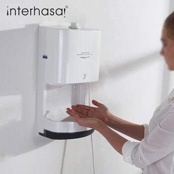 英特汉莎 全自动感应手部消毒器 壁挂净手器喷洒器清洁器 幼儿园学校 HSD-5000 700915