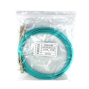 凌科朔(LINKSHIRE) 电信级万兆多模双芯OM4光纤跳线SC-SC 万兆 OM4 SC-SC 2米