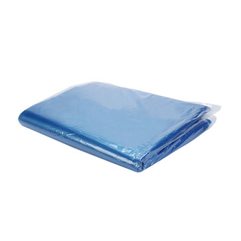 劳保佳 垃圾分类袋 加厚大号垃圾袋 彩色平口袋 绿色 100*120（50个）