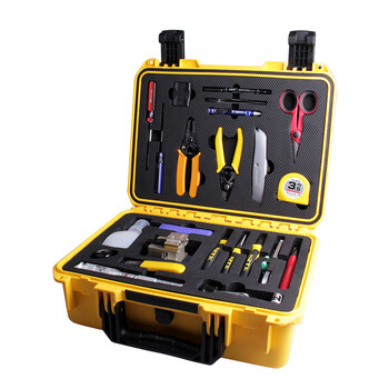 祜荣（HRTX）光缆光纤施工工具箱 光纤熔接配套 抢修维护工具箱 配光纤切割刀 KN-5300