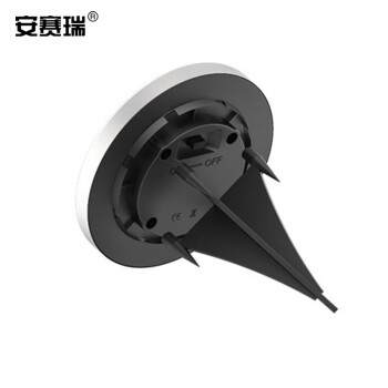 安赛瑞 太阳能地埋灯 16LED户外防水草坪插地灯 花园庭院装饰景观灯 2个装白光 700883