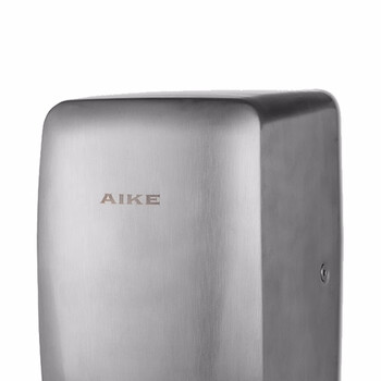 艾克（AIKE）AK2803B 不锈钢干手器卫生间烘手器高速全自动感应干手机小型烘手机 单面感应 镜面银