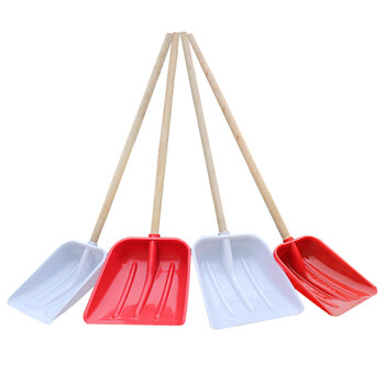 兰诗 WY4122 塑料大铲加厚平底锹屯粮铲胶铲子粮食饲料铲特大号铲锹 红色150*38CM