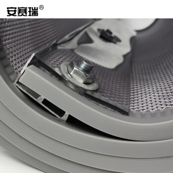 安赛瑞 磁吸纱网门帘 夏季自吸纱网防蝇防蚊磁吸带孔透气门帘 0.45x2.4米 灰色包边 带配重27487