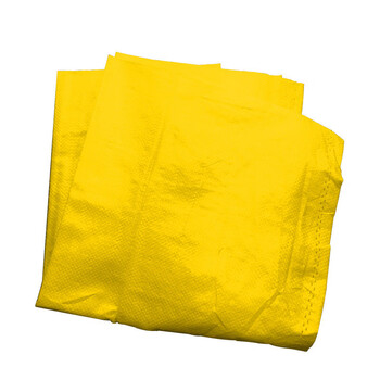 飞尔（FLYER）内覆膜防水编织袋 带内衬防水蛇皮袋 黄色 20条装【60×107cm】