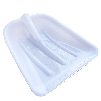 苏识 YJ-C0002 塑料铲子钢网钢片塑料铲平头锨除雪铲污泥铲 平铲塑料铲头+好炳总长135公分 一把