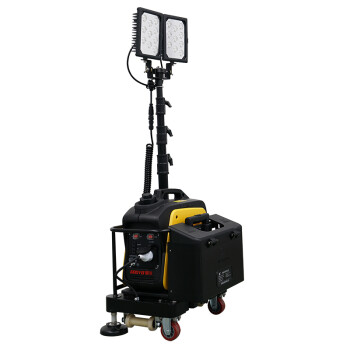 华荣(WAROM) GAD505H-III 2x60W AC220V/50Hz IP65 LED 色温6000K 升降式照明装置 (计价单位：台) 黑色