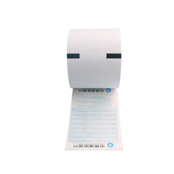 飞尔（FLYER） ATM机 客户回单打印纸 银行专用 建设银行热敏 凭条纸 10卷/箱【80×190×25.4mm】