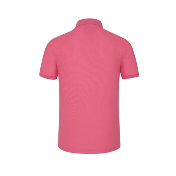 者也（ZYE）夏季Polo衫工作服定制t恤短袖文化衫工装企业衣服 99818 粉色 M码 