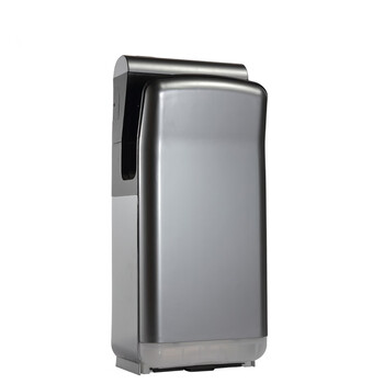 莫顿（MODUN） 喷气式干手器双面干手机酒店烘手机220*300*687MM 银色单电机M6667