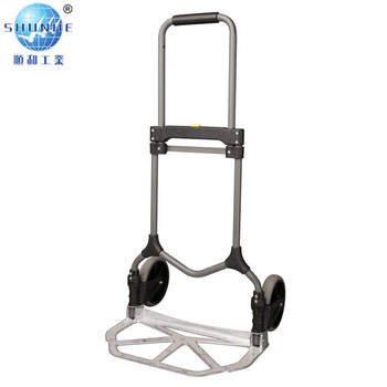 顺和（SHUNHE）FW-92CT折叠手推车（铁拉杆+铝合金车板）小拉车折叠手推车手拉车  1台