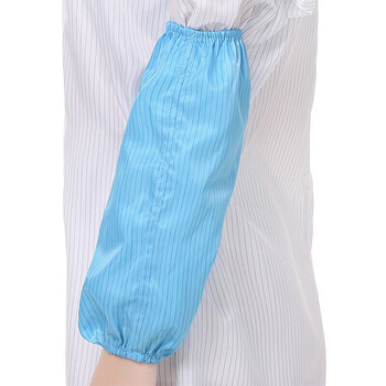 旷尔 耐用套袖 耐磨损易清洗护袖 条纹护袖【蓝色】