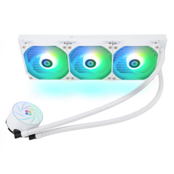 Thermalright(利民) AQUA ELITE 360 WHITE ARGB 一体式水冷散热器日蚀幻彩光效 ARGB冷头 AE360 WHITE ARGB