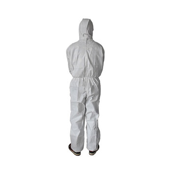 雷克兰 AMN428ETS 非民用非灭菌型一次性防护服连体胶条型防护服 白色 M码 1件装
