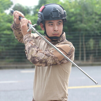 飞尔（FLYER） 挡刀棍 防砍伸缩甩棍 防身武器【29寸悍马挡刀甩棍-银色】