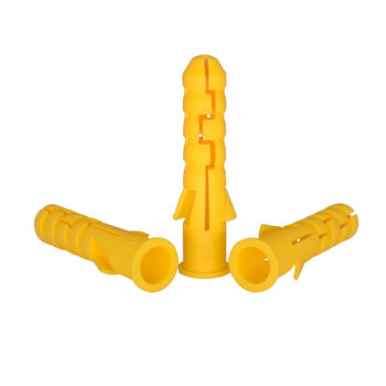 讯浦 塑料膨胀螺丝小黄鱼 #6号 28.6*7.4mm 自攻螺丝 40个装LX-P-28Y