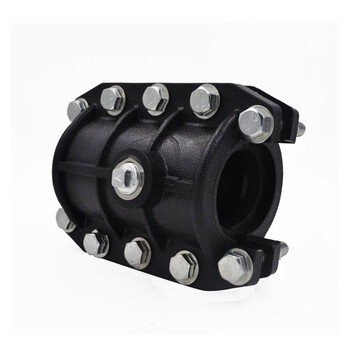 冰禹 BYlj-105 PE抢修节哈夫节水管 多规格快速补漏接头管件 管道辅助工具快修管道抢修节 φ400