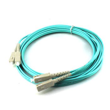 凌科朔(LINKSHIRE) 电信级万兆多模双芯OM4光纤跳线SC-SC 万兆 OM4 SC-SC 2米