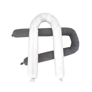 斯铂格 BGF-86 吸油棉条吸油索围油围栏吸附毛毡吸液棉栅栏泄露应急处理  白色吸油条7.6cm*1.2m