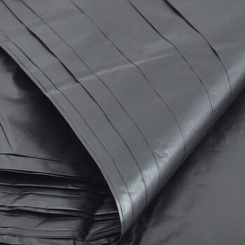益美得 LJD6838 商用大号垃圾袋物业环卫平口塑料袋黑色 60*80cm（50只3.8丝）