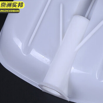 京洲实邦 塑料锹农用工具推雪铲塑料锨 1.2宽边塑料掀+1.2米木杆JZSB-852