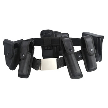 坚冠 保安腰带 多功能尼龙战术腰带安防用品腰带均码八件套装