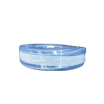 元汗673PVC四季软管4分 50米蓝色三层蛇皮管透明柔软线管浇地园林水管网纹管 定制