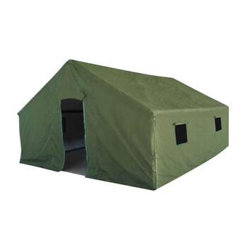 元汗963野外救灾帐篷4m*6m 住10人 工地施工工程应急救援抗震抗洪抢险防汛帐篷 定制