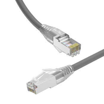 千天（Qantop）QT-WP33L 六类非屏蔽网络跳线 工程级CAT6类网线1.5米纯铜成品网线灰色