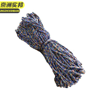 京洲实邦【8mm*100m】大棚压膜尼龙捆绑绳花色颜色随机JZSB-9513B
