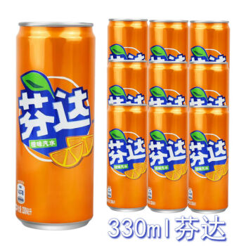 可口可乐雪碧芬达易拉罐330ml6罐8罐12罐听装小瓶汽水饮料整箱31芬达