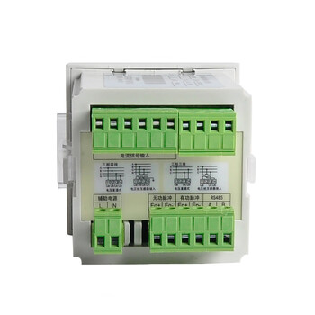 伊莱科(ELECALL)三相多功能电表全电量测量智能数显仪表72*72ELE-3D6Y白色全电量测量+4路开关量输出(报警)7