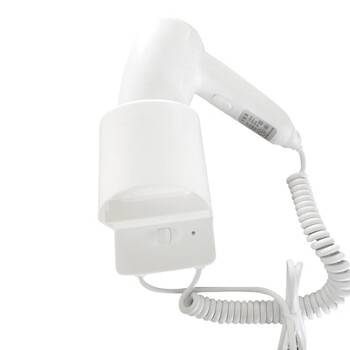 益美得 LSL33258 低噪音吹风机酒店宾馆卫生间浴室挂墙干发器电吹风