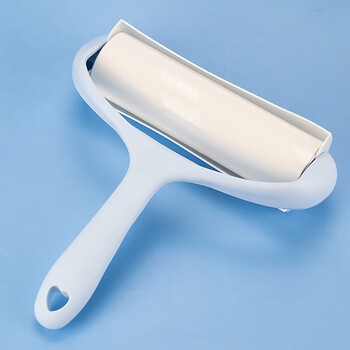 海斯迪克 HKW-143 粘尘滚筒 替换纸芯 粘毛器 斜撕粘毛纸 10cm*60撕（5卷）