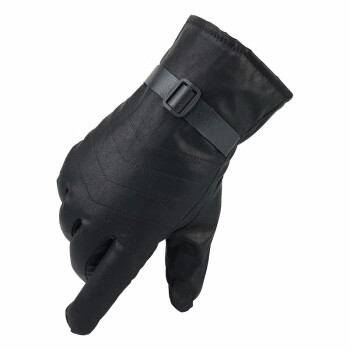 易美丽诺 PLH1038防寒手套冬季大棉手套加厚加绒PU防风保暖手套 均码单双