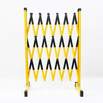 凌科朔(LINKSHIRE) 围栏围挡绝缘伸缩围栏电力施工围栏可移动式玻璃钢材质黄黑色管式3米