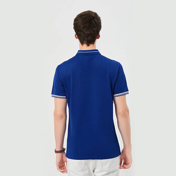 者也（ZYE）夏季polo衫定制T恤广告文化定做短袖班服工作服工装印字 KMDK002 宝蓝色 2XL码 