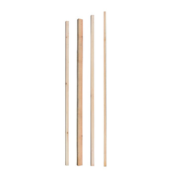 雅恪尚 木制靶杆通用训练靶杆打靶器材用品身靶杆靶标靶标 3cm*3cm长2m