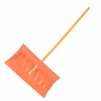 卫洋  WYS003 除雪铲 推雪板户外扫雪工具 带手柄金属铲大号加厚配木柄环卫清扫路面铁锹