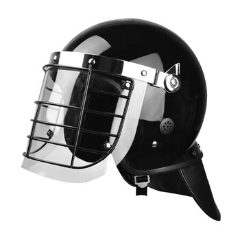 雅恪尚 战术防爆帽防暴头盔保安面罩安保执勤防护巡逻安保头盔防暴器材 法式防暴头盔