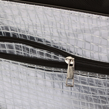 盛富永 PVC无尘包背包透明无尘包网格静电工具包电脑包 长35*宽8*高25cm