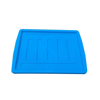 箱大王 Xlj-01 周转箱盖子 工具箱塑料箱物流箱盖子 零件盒配套盖子蓝色 500箱盖子