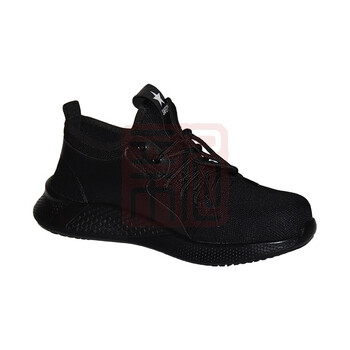 SAFEMAN君御 K4023 防砸防穿刺针织透气超轻安全鞋一双 黑色 41