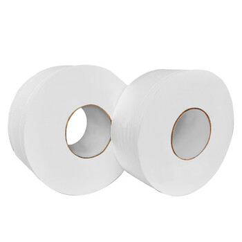 益美得LSL33300圆形大卷纸商用酒店卫生间大盘纸4层大卷纸抽纸擦手纸 12卷一箱