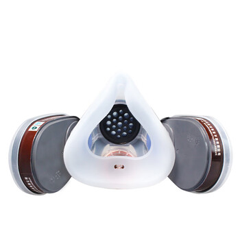 思创科技 硅胶半面罩防尘面具工业化工喷漆防苯农药裸面罩 ST-M50G-3B 1套（不含滤毒盒）