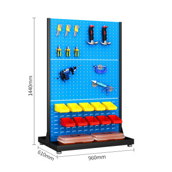 金兽工具置物架GC2805车间工具整理架物料架双面固定款1440*960*610mm